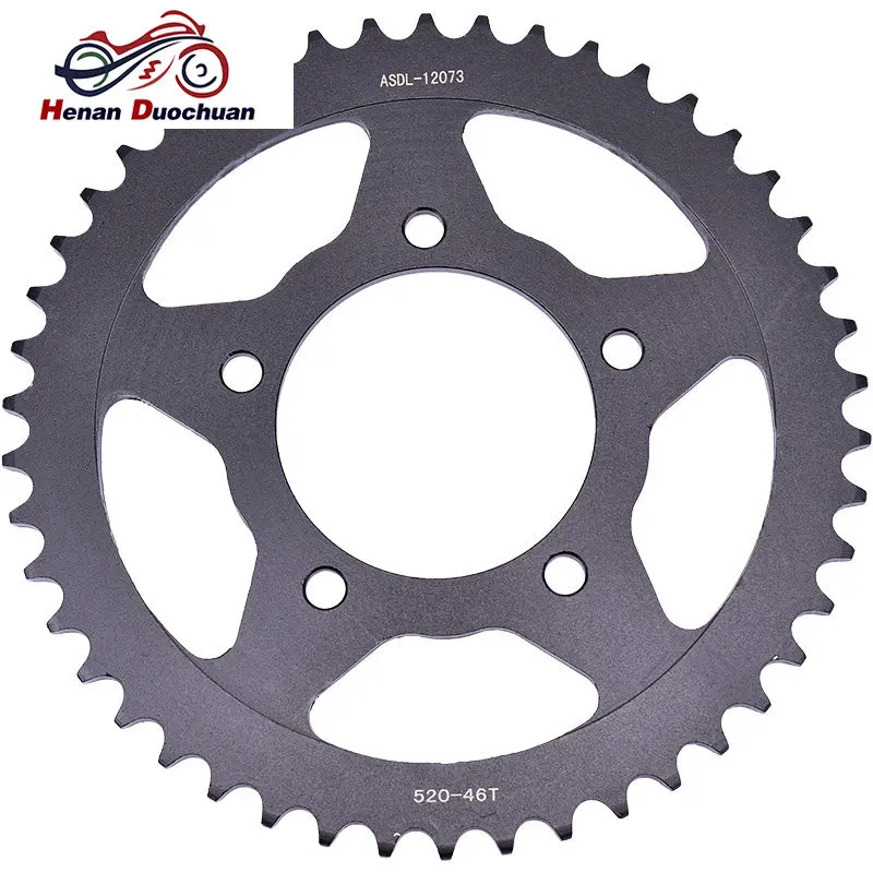 

520 46T Rear Sprocket Gear Staring Wheels For Suzuki SV650 SV 650L SV 650 2016-2018 2019 SV 650A ABS 2020 SV 650XA SV 650X 46