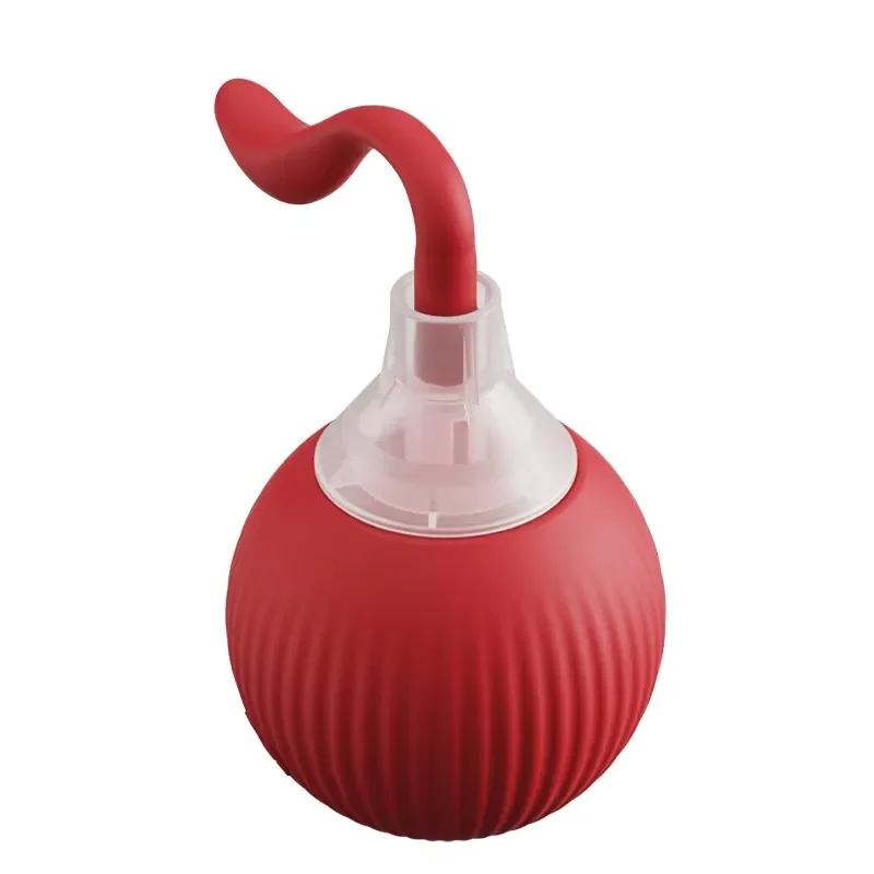 for Smart Cat Toy Automatic Teasing Ball Durable Chew Pet Ball for Cats and Dogs Red Color Plastic Material