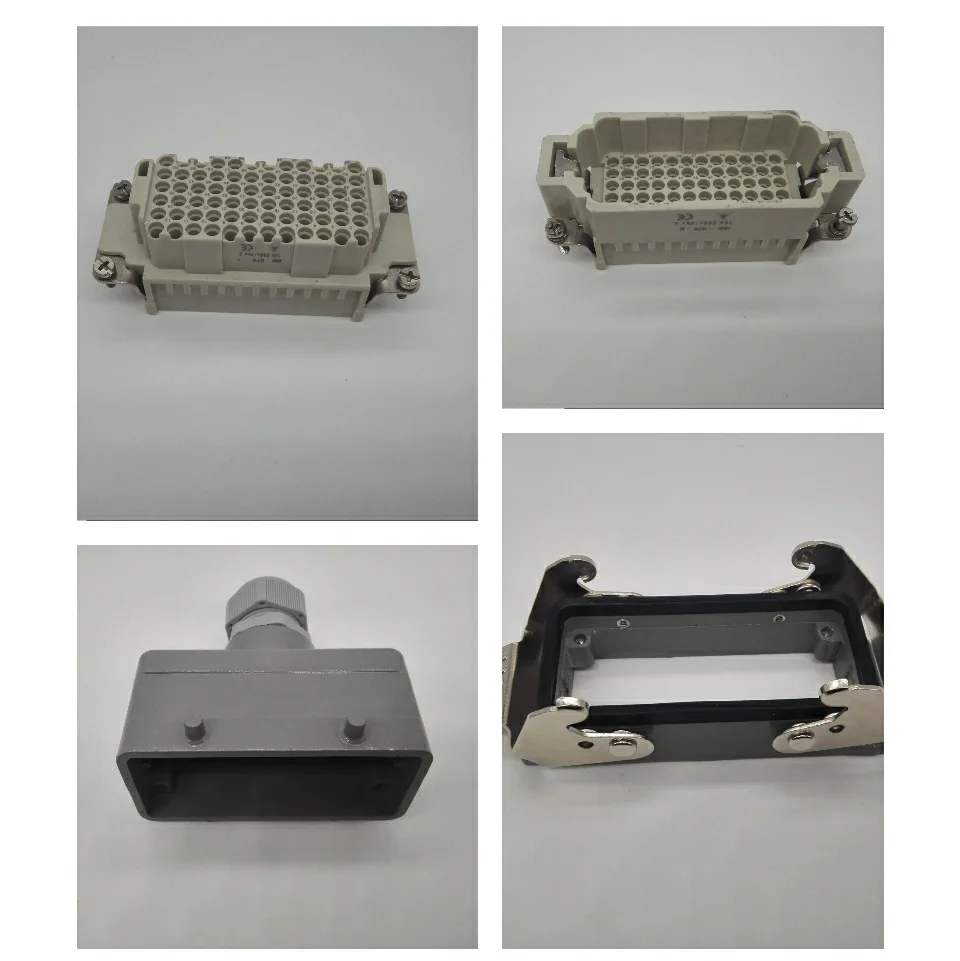 72 core heavy-duty connector rectangular aviation plug industrial waterproof connector HDC-HDD-072