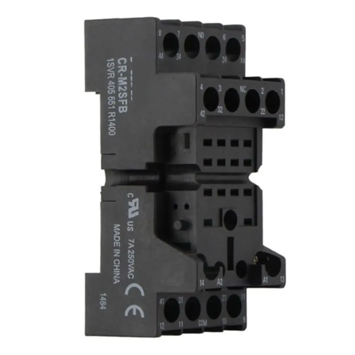 10139404 CR-M2SFB 1SVR405651R1400 Standard socket, fork type for 2c/o CR-MX relay