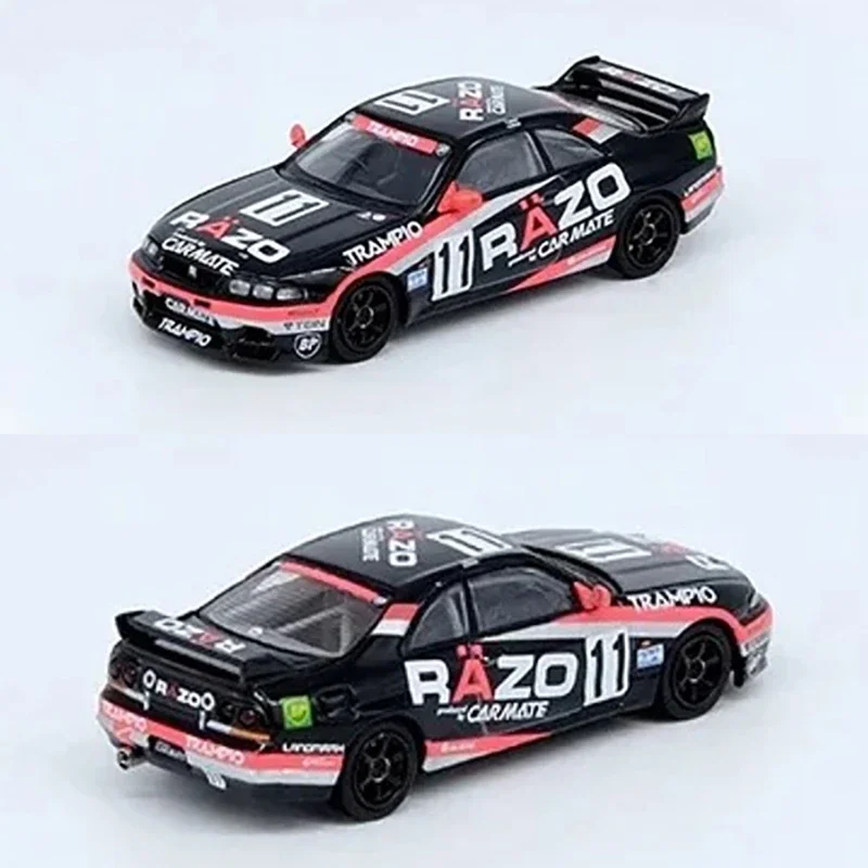 البيع المسبق INNO 1:64 نيسان سكاي لاين GT-R R33 # 11 مجموعة ألعاب نماذج سيارة رازو ترامبيو دييكاست ديوراما