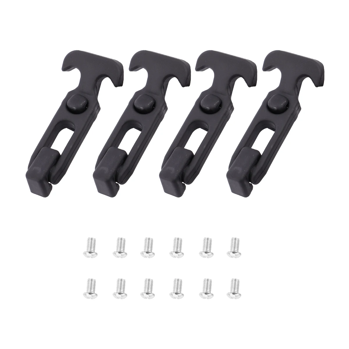 

4pcs Tool Box Lock Rubber Latch T Handle Draw Toolbox Buckle Hasp Cabinet Latches Vibration Absorbing Durable Non Corrosive