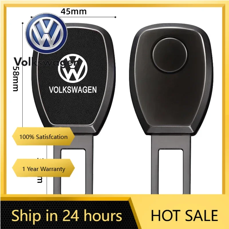 Nuevo 2026 portavasos 1/2 Uds extensor de cinturón de seguridad de coche hebilla de enchufe Clip para cinturón de seguridad para VW Volkswagen Polo Golf 5 6 7 Passat B