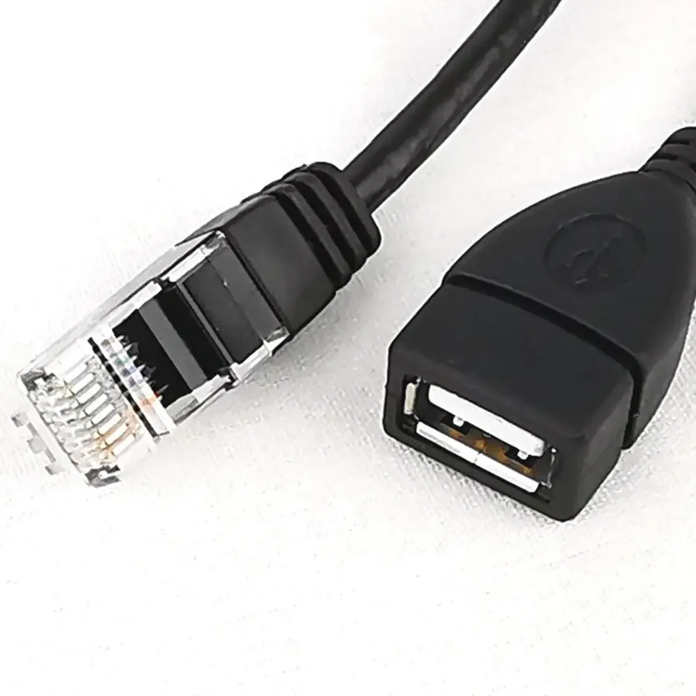 DSLRKIT Gigabit Active PoE Splitter 5V 5.2V 2.4A USB TYPE A Female Orange Pi 802.3af