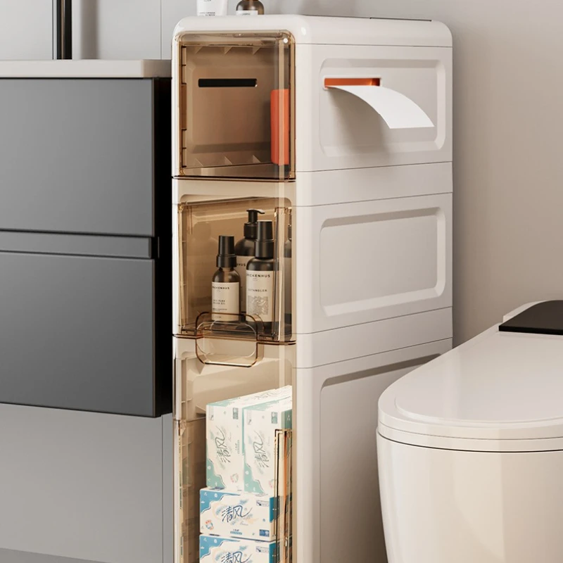 

Firm Crack locker, clothing sundries, drawer type storage cabinet, bathroom gap, layered storage cabinet