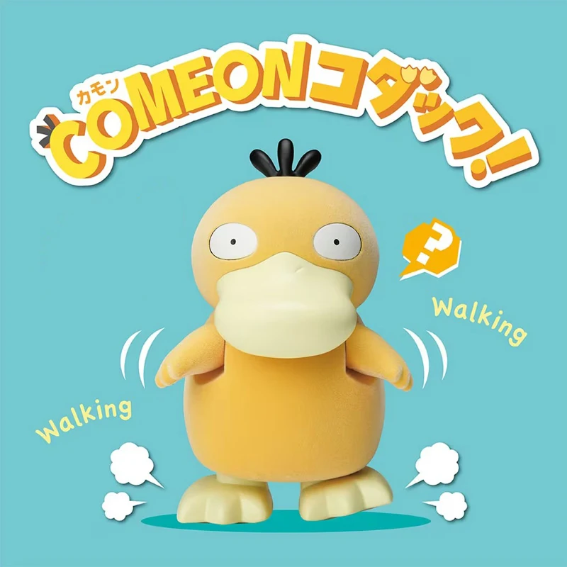 New Takara Tomy Pok é Mon Sound Effect Movable Figurine Figurine Model Come On Keda Duck Male And Female Birthday Gifts