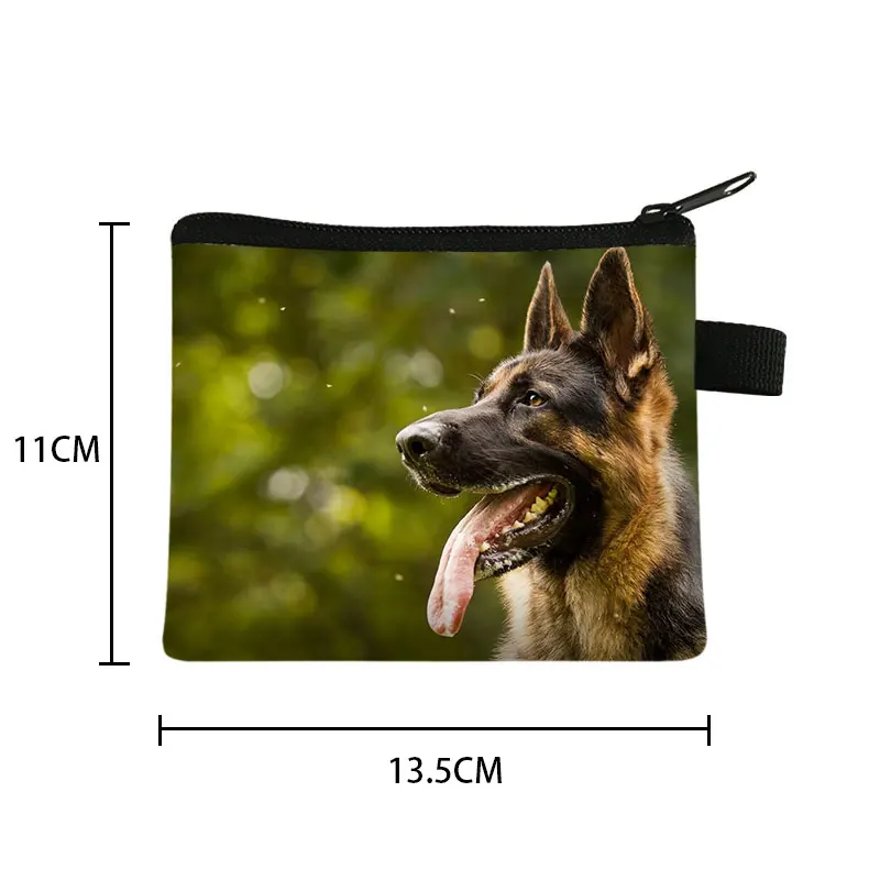 Coin Bag Dog Animal Print Coin Holder Girl Boy Credit Card Bag Wallet German Shepherd / Husky Dog Coin Purse Ladies Shopping Bag