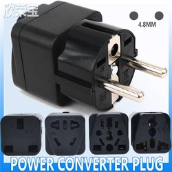 Enchufe Universal portátil a (Francés/alemán), adaptador de enchufe europeo, convertidor de viaje, Suiza, India, Reino Unido, EE. UU., AU