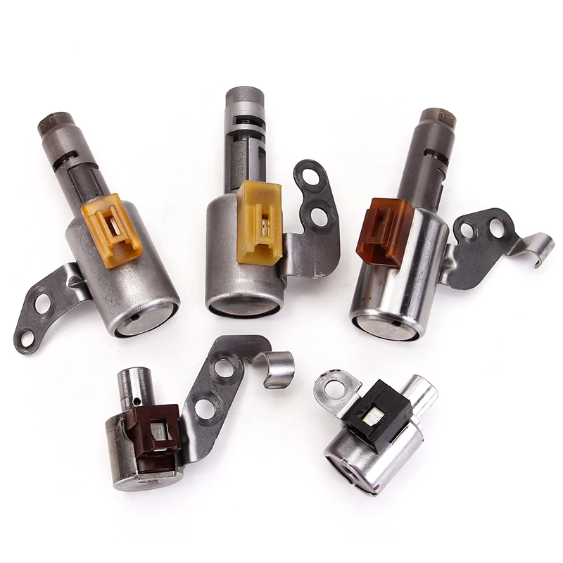 

5Pcs Transmission Solenoid Valve Kit U340E U341E U341F For 1999-UP Lexus Toyota Corollas 1.8L ZRE142L NZE121 1NZ-FE