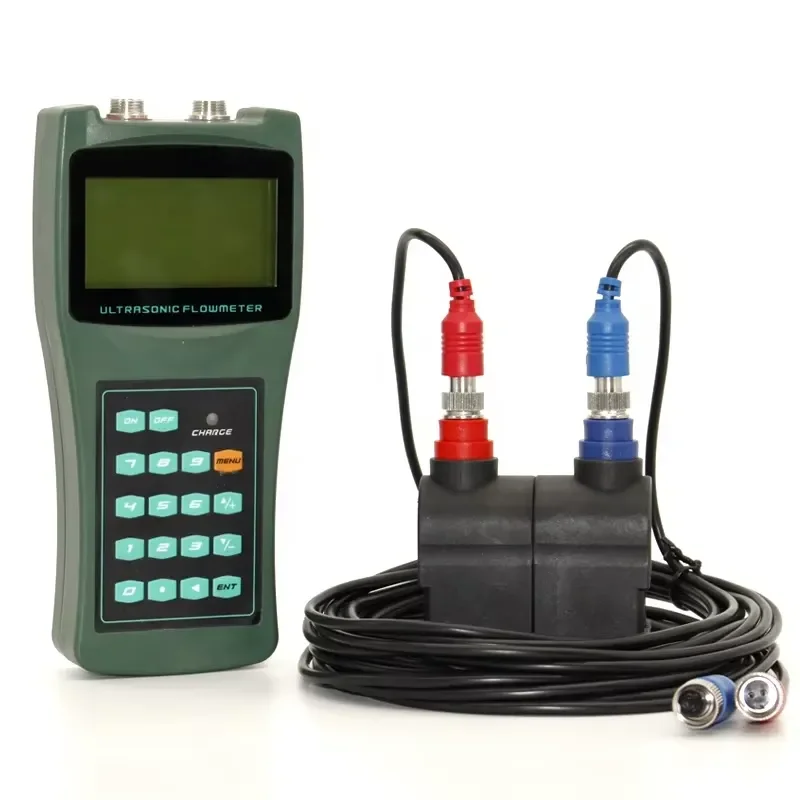 CE Certified Portable Hydraulic Fluid Ultrasonic Flowmeter Handheld Ultrasonic Flow Meter for Liquid Flow Measurement
