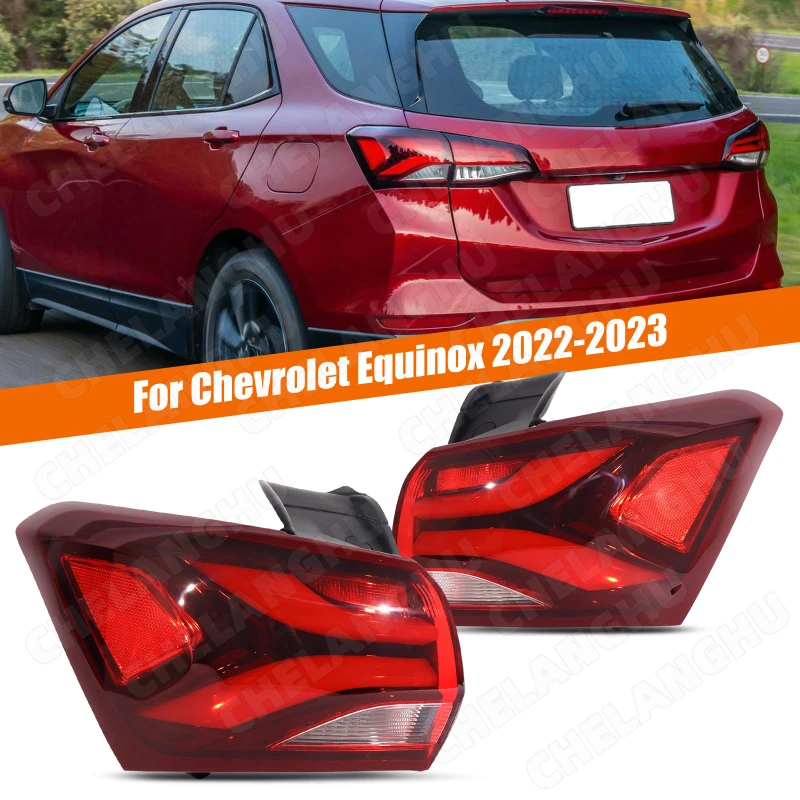 

LED Outside Taillight For Chevrolet Equinox 2022 2023 Car Brake Light Rear Stop Lamp 85132583 85132584