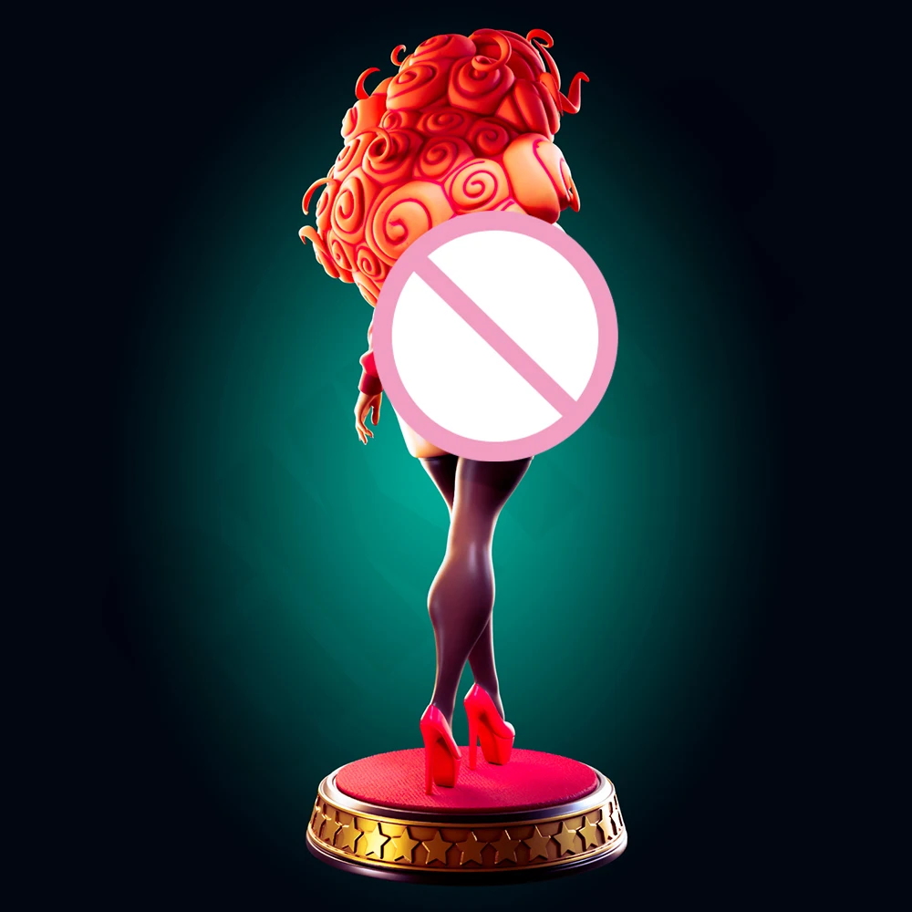 1:24 Oficer Rhu Bellum Sexy Girl NSFW Zestaw do Druku 3D z Żywicy Zabawka Gk Niepomalowana Figurka DIY Niezmontowana Statuetka Figurki Model Zabawki