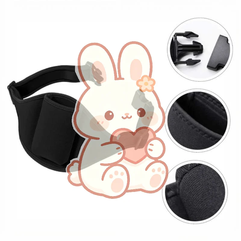 Adjustable Mic Belt Sweat-Resistant Hands-Free Mic Waist Pouch Secure Holder for Gym Trainers Live Broadcasters