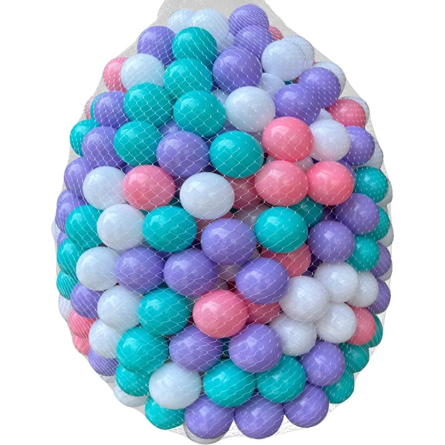 Ball Pit Balls 200 bolas de plástico para juego de bolas, parque infantil, bolas de casa de rebote a prueba de aplastamiento, pelota de piscina de plástico para niños pequeños