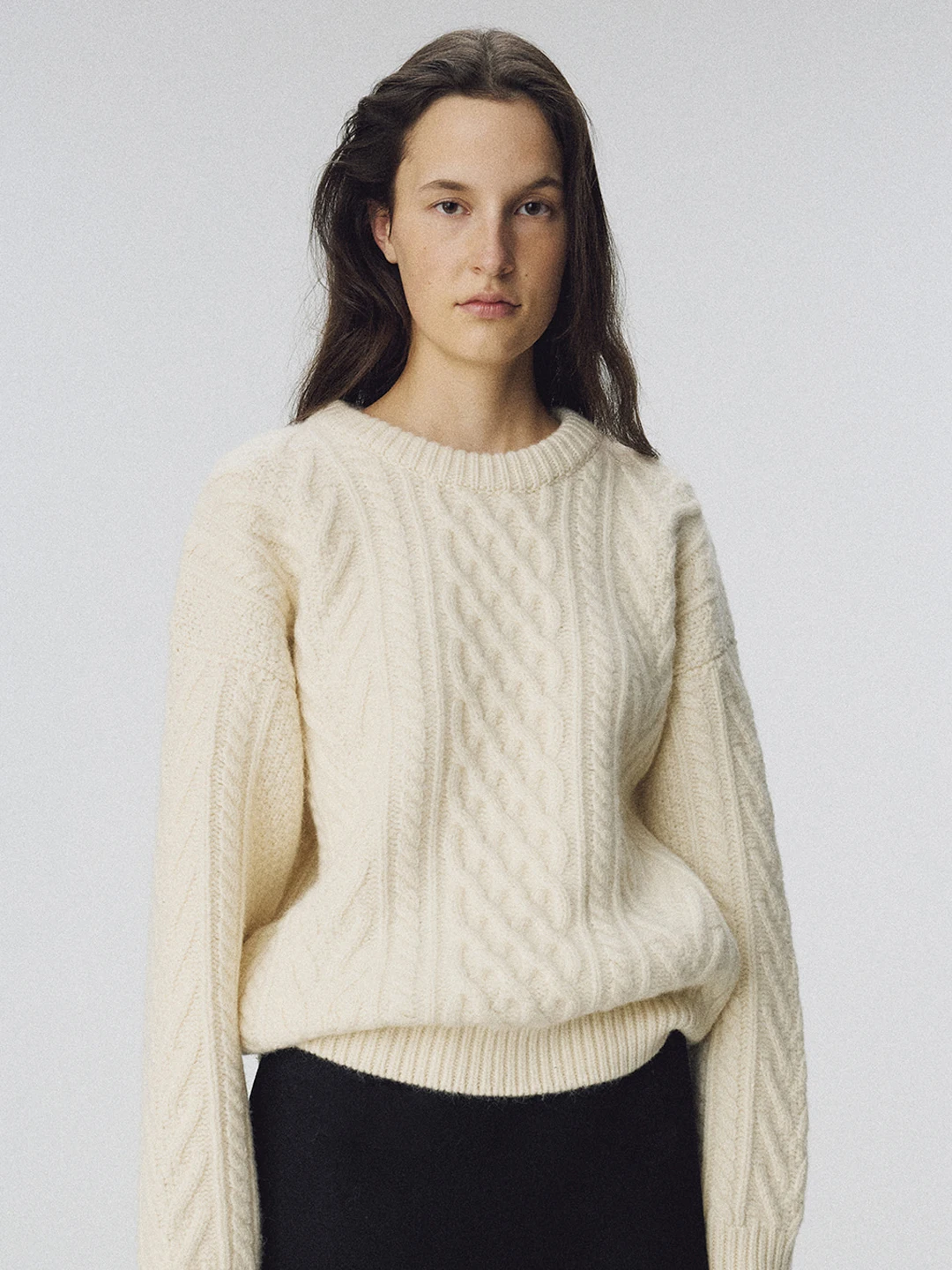 

100% Wool Sweater Women's 2025 Autumn and Winter New Korean High-end Niche Loose Knitted Sweater