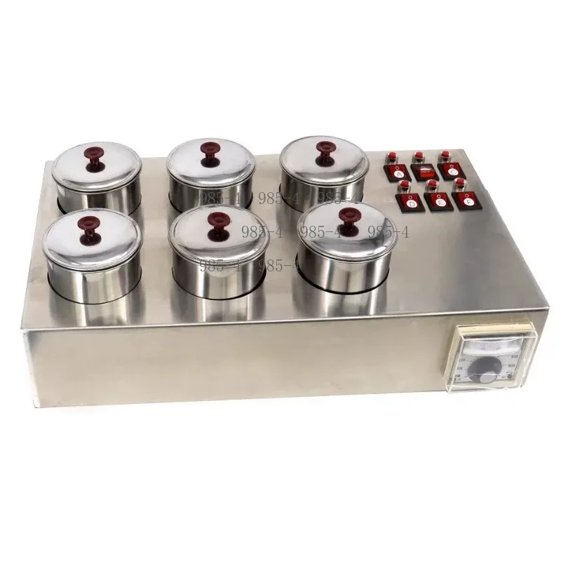 Optical Lab Lens Dyeing Equipment, Six-Cylinder Constant Temperature Water Dyeing System