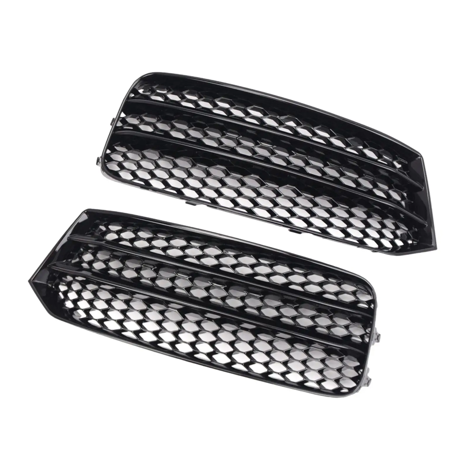 Replacement Front Bumper Cover Black 1 Pair for Audi A1 2015-2018 Spare Parts Convenient Installation Sturdy Professional