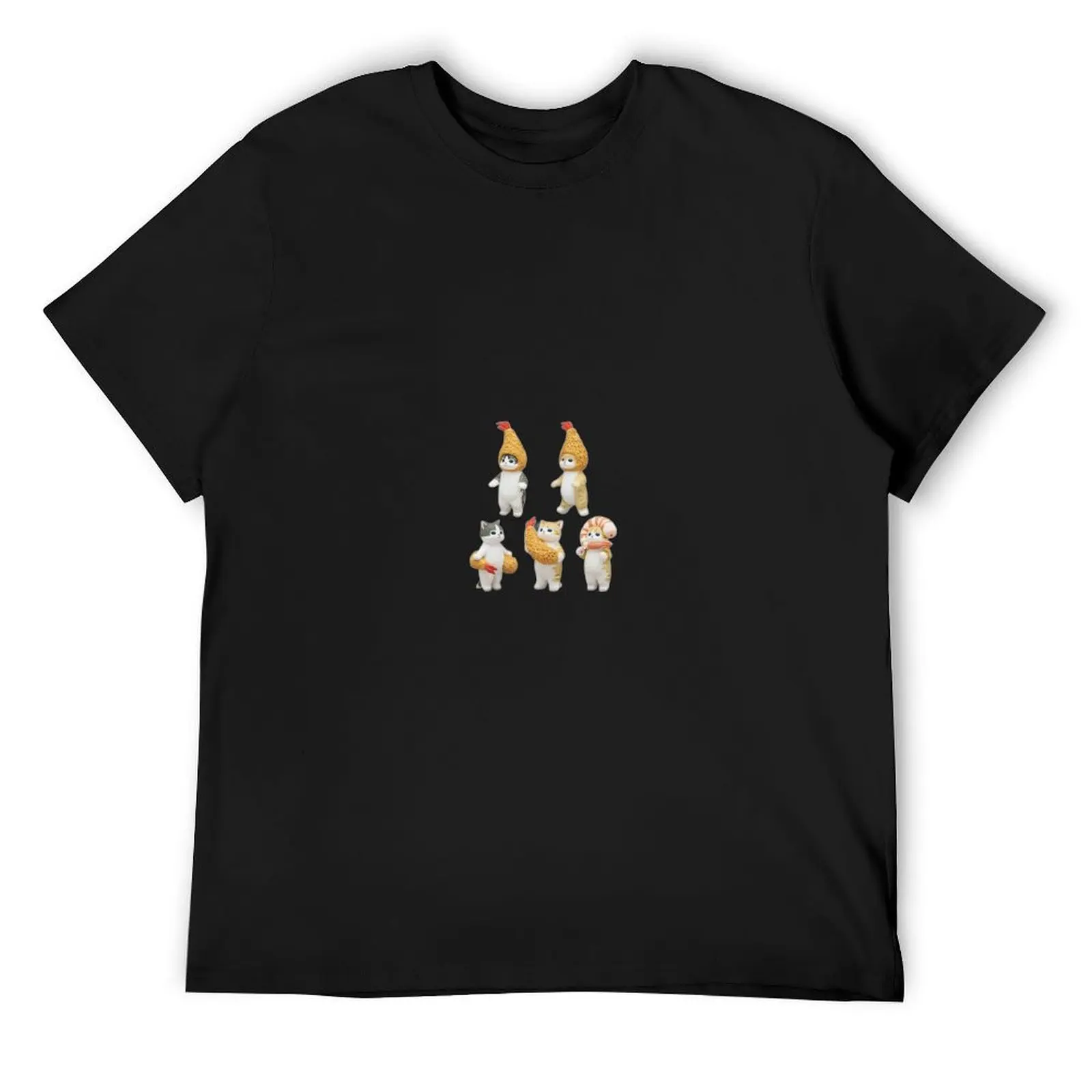 

Mofusand tempura group of 5 T-Shirt plain tops shirts graphic mens funny t shirts