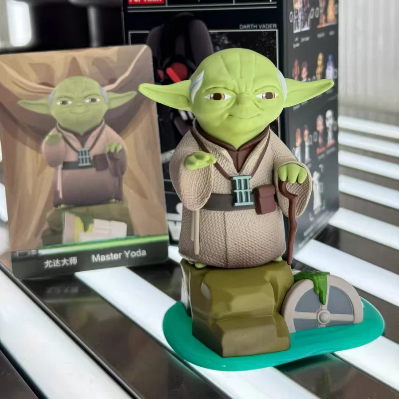 Star Wars Blind Box Yoda Luke Skywalker Darth Vader Cute Toy Stars Wars Random Box Decoration Christmas Free Gift Toy