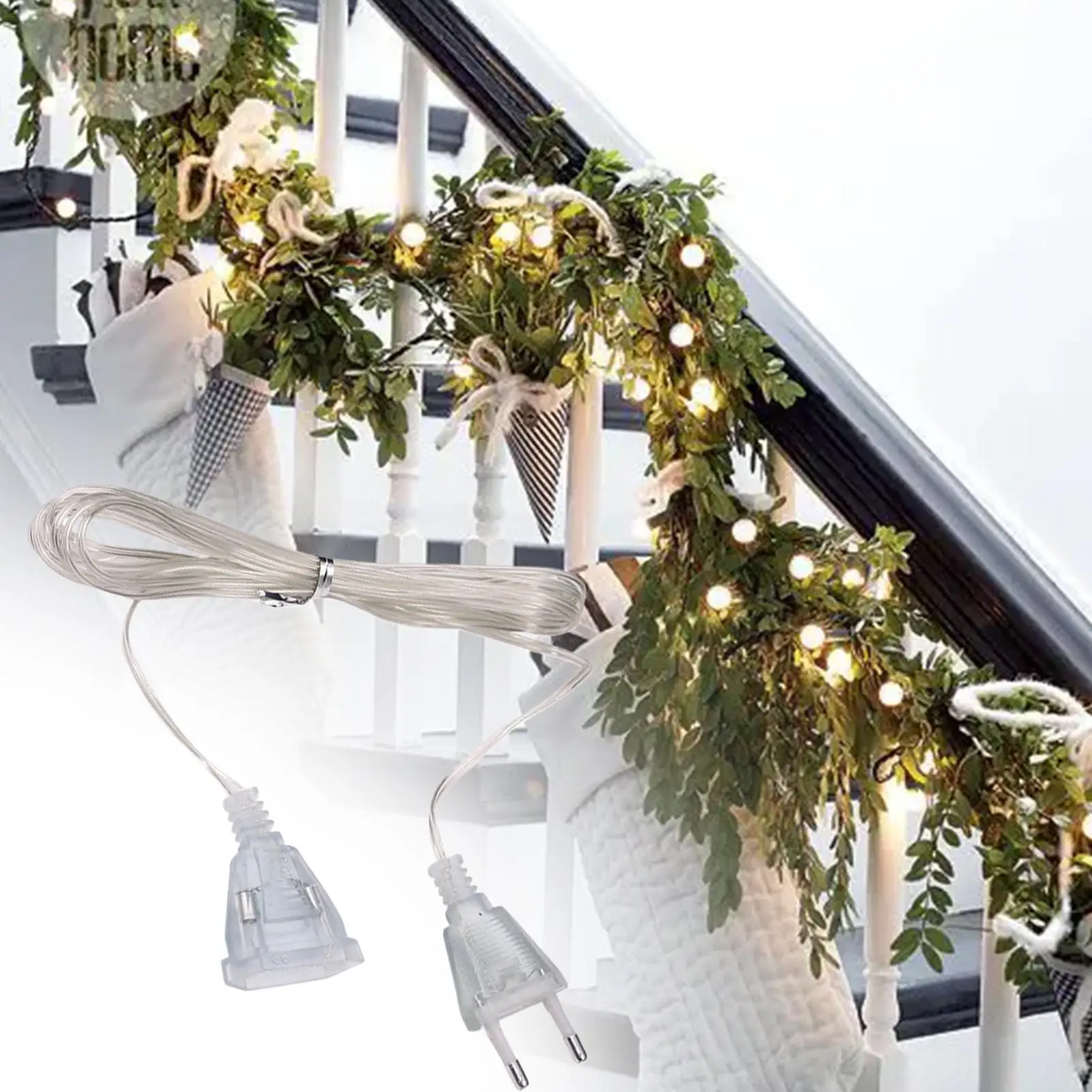 3meter EU US Plug Power Extension Cord 220V 110V Transparent Extension Cord For Garland LED Fairy Lights Extension Cord Thin