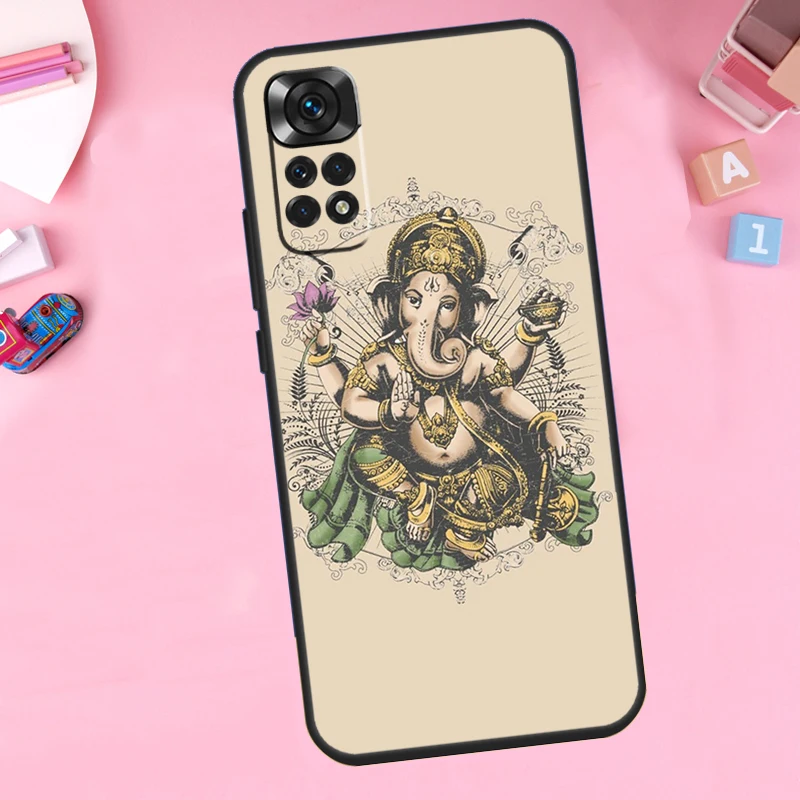 Lord Ganesha Case For Xiaomi Redmi Note 12 11 10 9 8 Pro 12S 11S 10S 9S 8T 10A 10C 9A 9C 9T 12C Cover