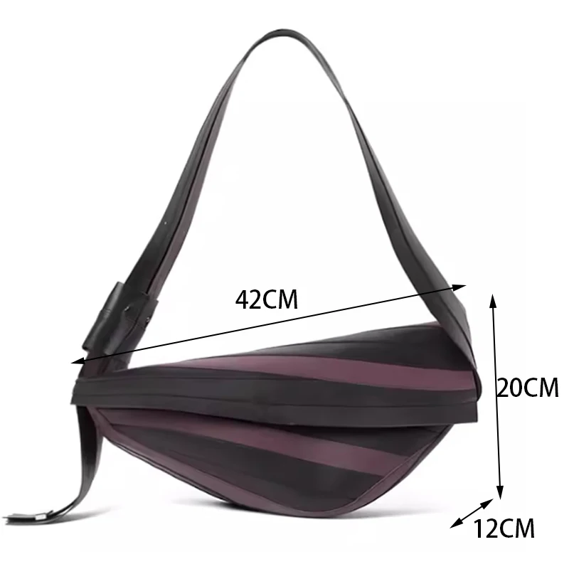 Contrast Color Wide Shoulder Strap Women Bag Fashion Large Capacity Handbag Geometric Underarm Bag Single Shoulder Bag