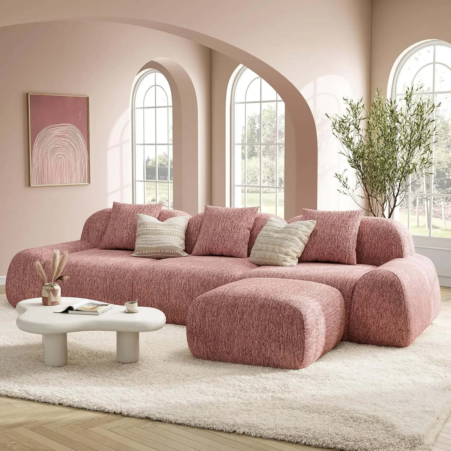 Modular Sectional Sofa Ottoman 110