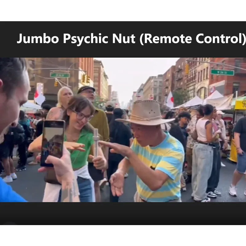 

Волшебная гайка-головоломка Jumbo Psychic Nut (с дистанционным управлением) для фокусов, иллюзий и ментализма. Реквизит для выступлений с близким планом.