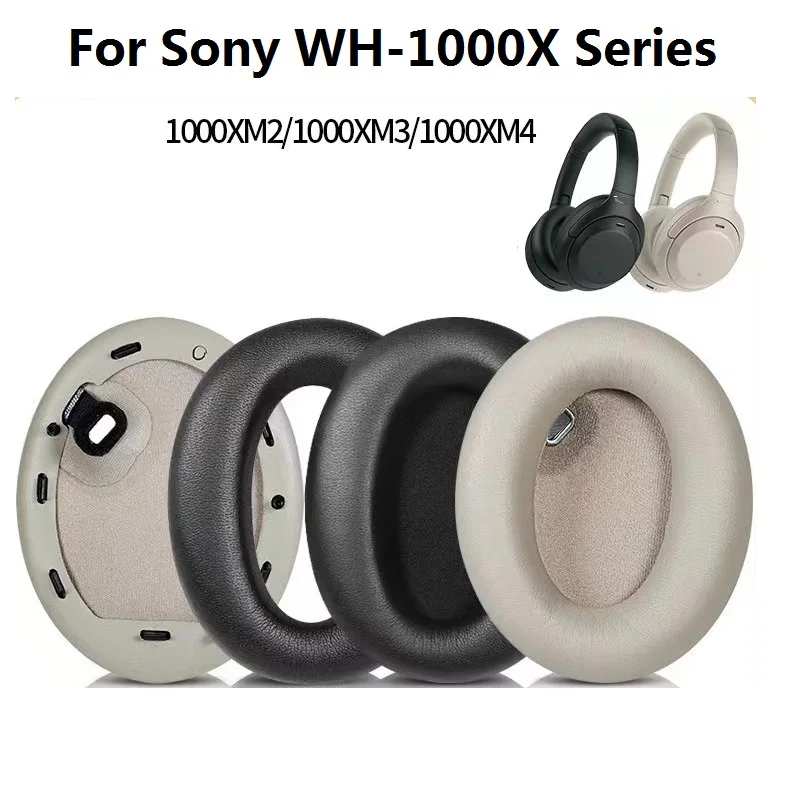 Ear Pads for Sony WH-1000XM2/XM3/XM4 Headphones replacement ear cushion ear covers earmuffs ear pillows high quality leather pad