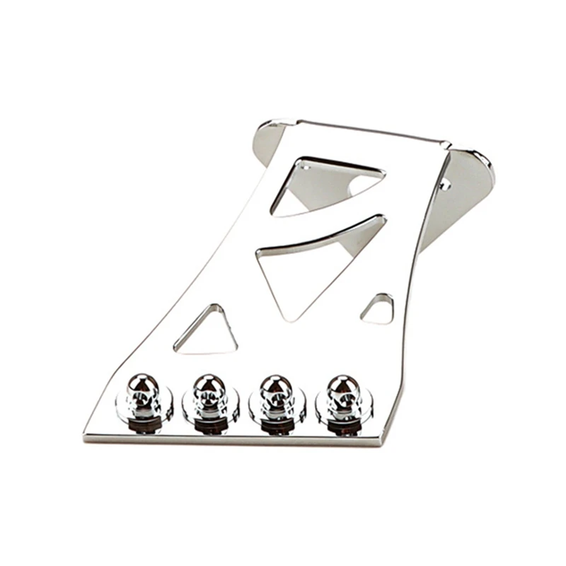 

New Hot 4 Strings Banjo Tailpiece For Guitar Replacement Accessory,Silver