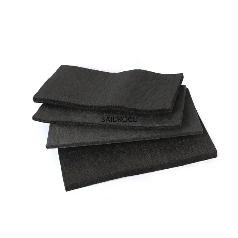 SAIDKOCC 2m 3mm 5mm 8mm 10mm 1000x1000mm Roll Thin Soft Graphite Carbon Felt for Energy Storage Battery Electrode