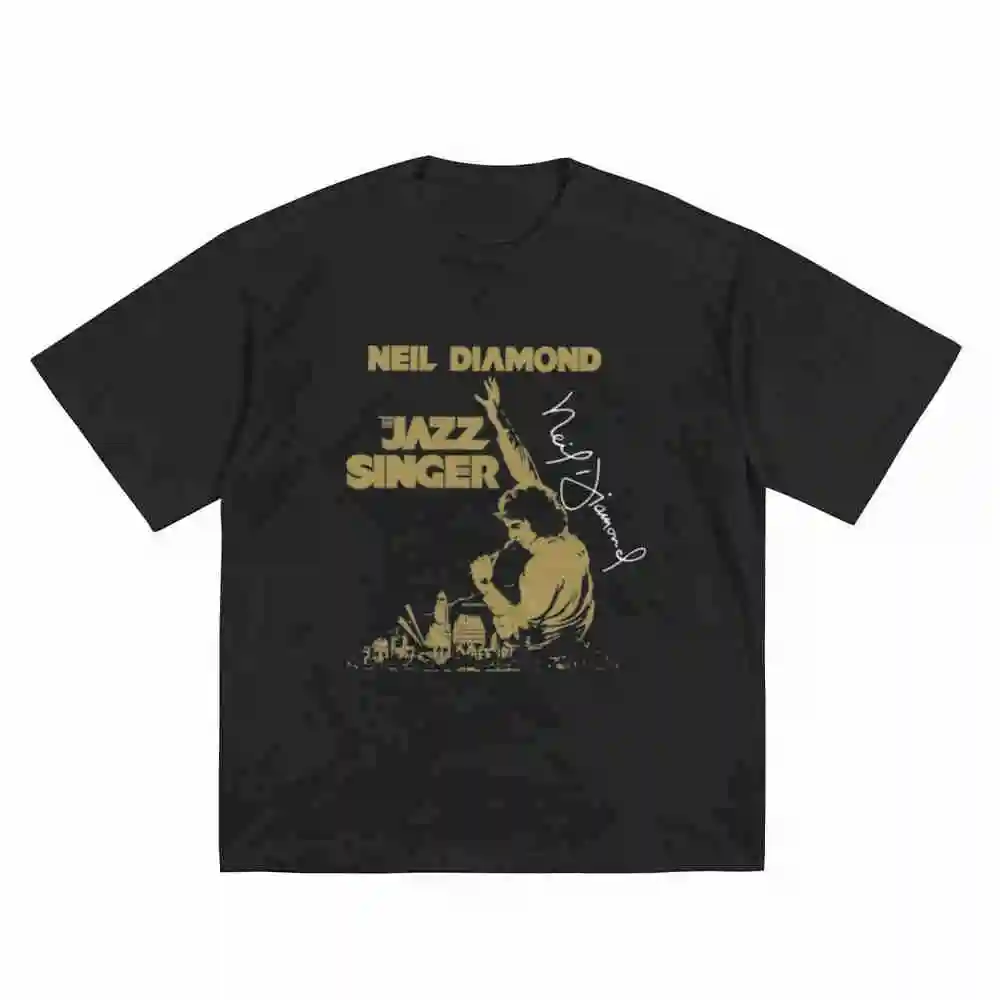 Neil Diamond The Jazz Singer Short Sleeve Tee 100% Cotton T-Shirt