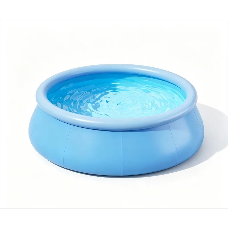 Inflatable Swimming Pool Folds Away Easily for Convenient Storage for Water Entertainment and Outdoor Summer
