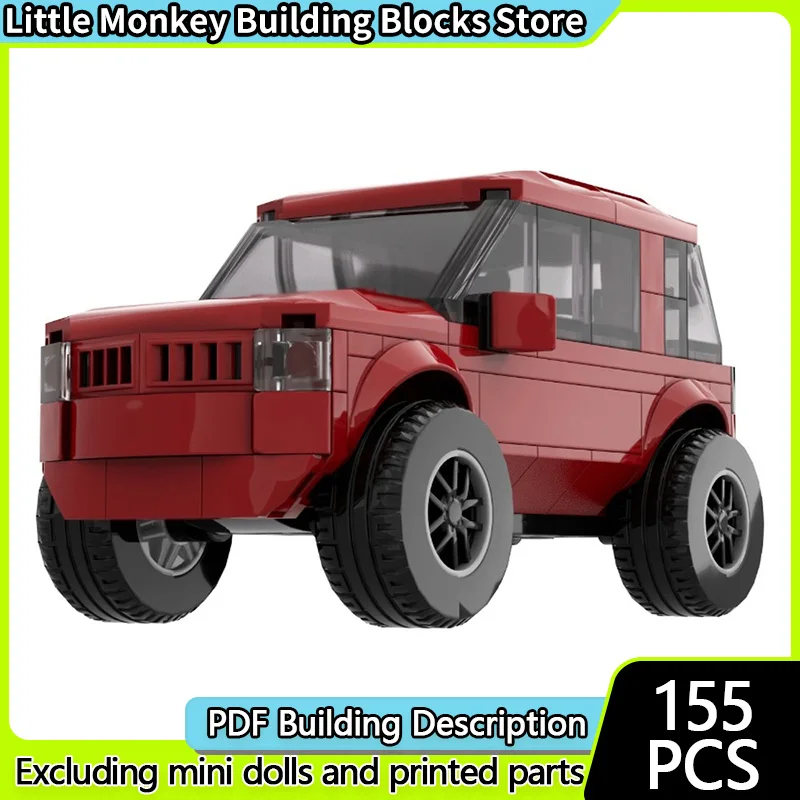 

Speed Racing Car Model MOC Building Bricks Large-Scale SUV Vehicle Modular Technology Children Holiday Gifts Assemble Toys Suit