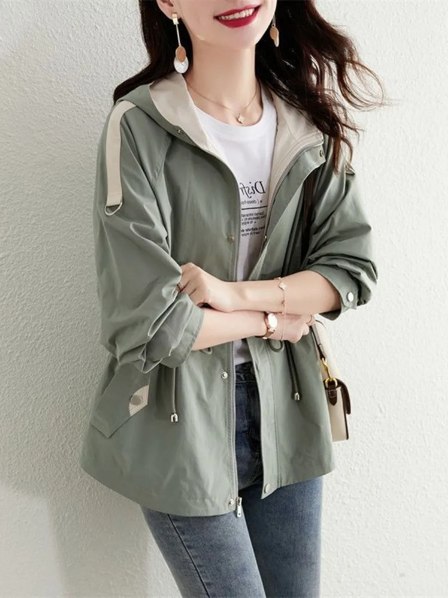 conjunto-de-chaqueta-corta-estilo-britanico-con-capucha-y-cordon-ajustable-prenda-exterior-informal-para-figuras-pequenas