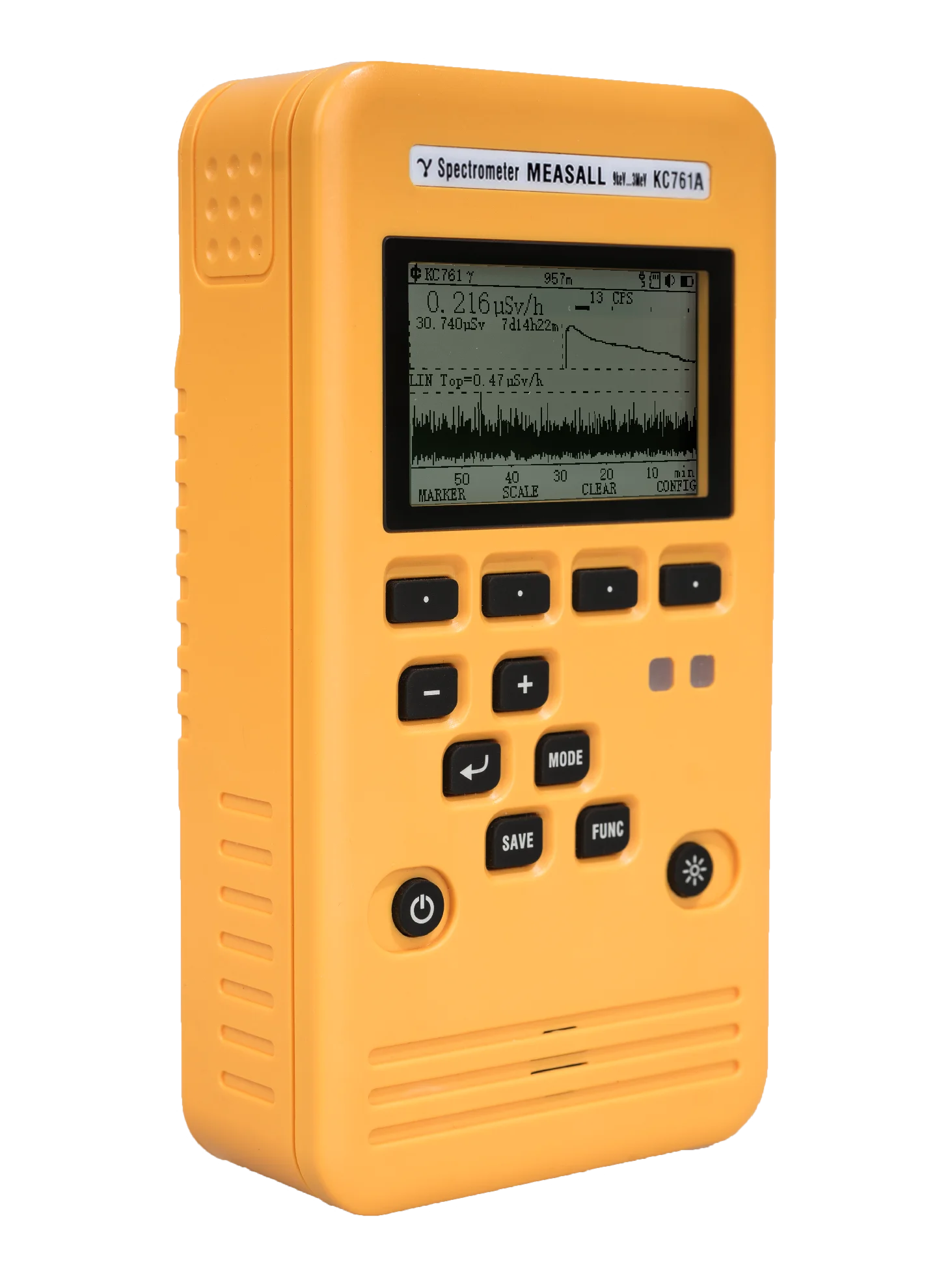 KC761A handheld energy spectrum analyzer, professional nuclear radiation alarm, ambient dosimeter, nuclide identification