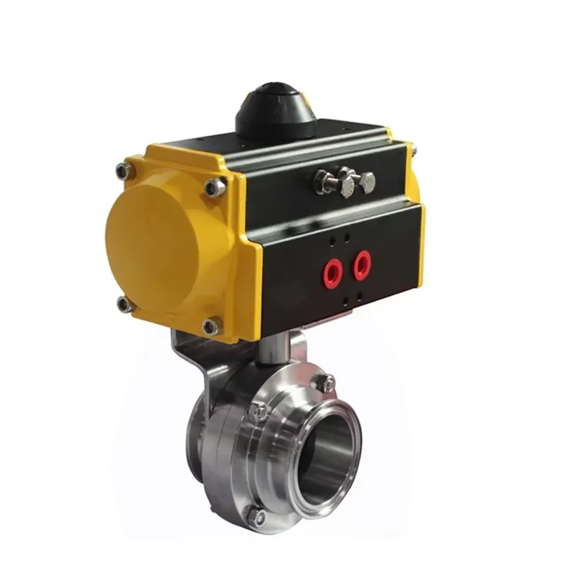 

COVNA Urgent Order DN25 1 Inch Tri Clamp Food Grade 304 Stainless Steel Pneumatic Actuated Sanitary Pneumatic Flow Control