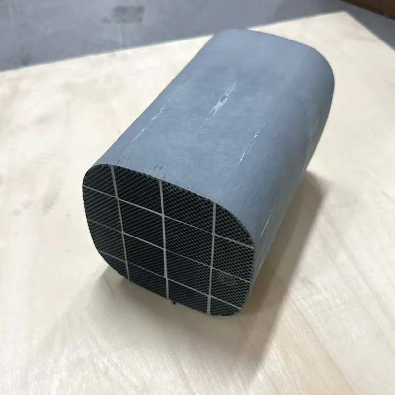High quantity Silicon carbide SIC Diesel DPF for diesel engine remove smoke particulate filter for NISSAN Np300  square