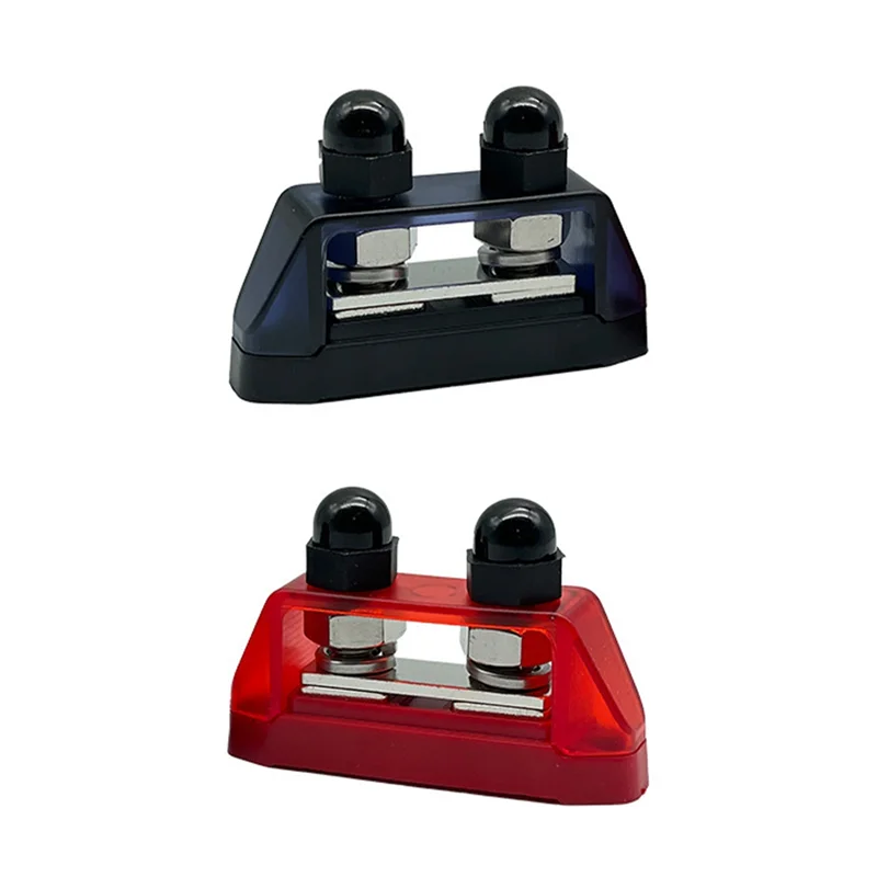 Heavy-Duty Two-Stud Battery Post Terminal Kit, M10 Bus Power and Ground Terminal Block Power Distribution