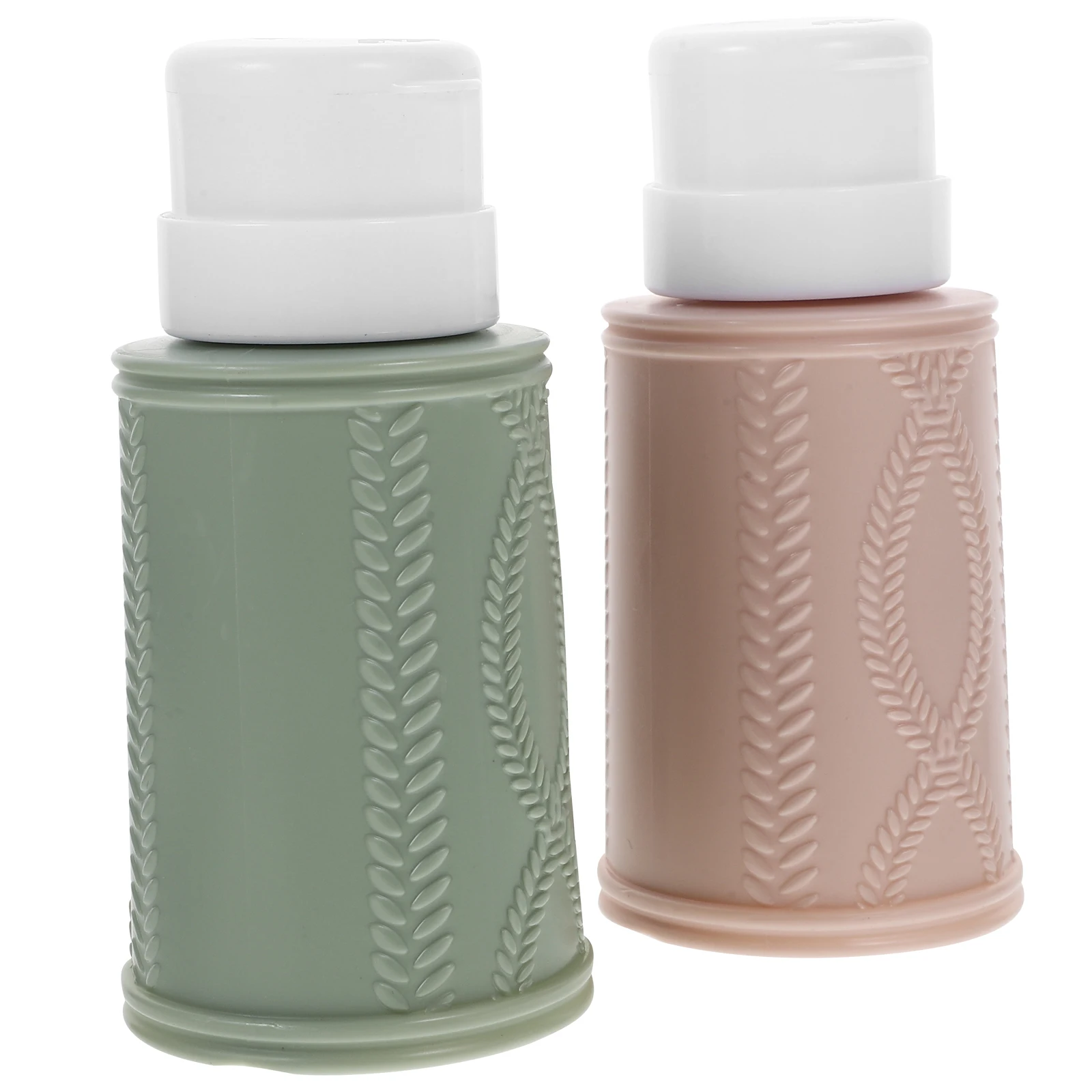 2 قطعة 200 مللي زجاجة مضخة فارغة لمزيل طلاء الأظافر إعادة الملء الصحافة موزع المدمجة السفر السائل تخزين الحاويات #6