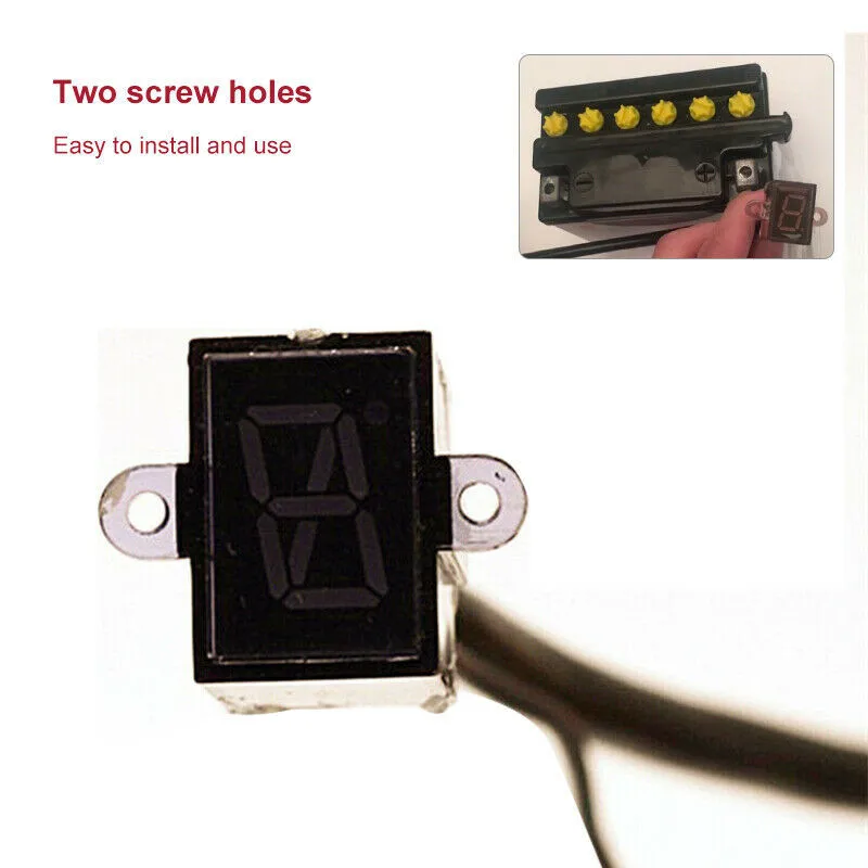 Motorcycle LED Gear Display N-6 Indicator for Speed Shift Clutch Lever Gauge with Plastic Shell and LED Circuit
