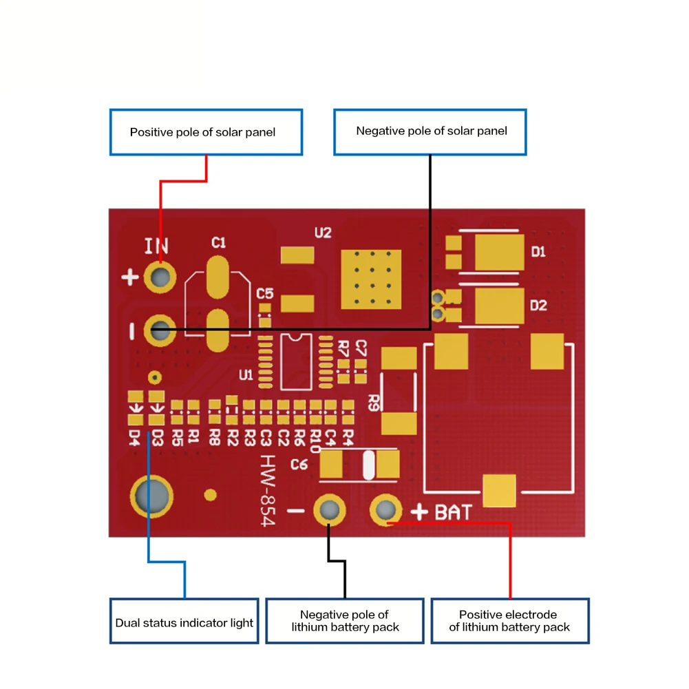 3S 3A 12V MPPT Solar PV Charger Controller Module with LED Indicator Solar Controller Module for 18V Solar Panel System