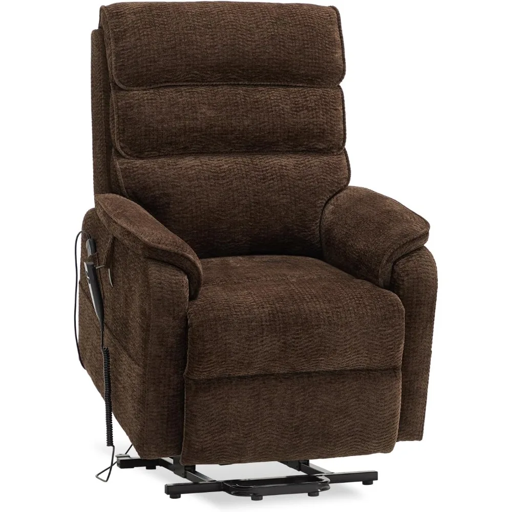 9188 Medium Dual Motor Lay Flat Recliner Lift Chair Recliners for Elderly Infinite Position with Heat Massage Up to