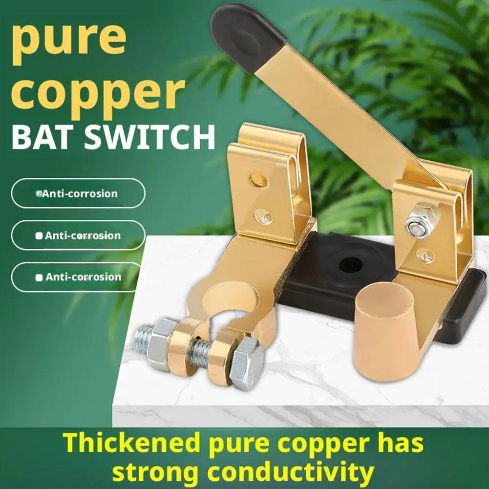 Knife Type Car Power Cut-off Universal Battery Isolation Prevent Electric Leakage Protection 12V/24V Battery Disconnect