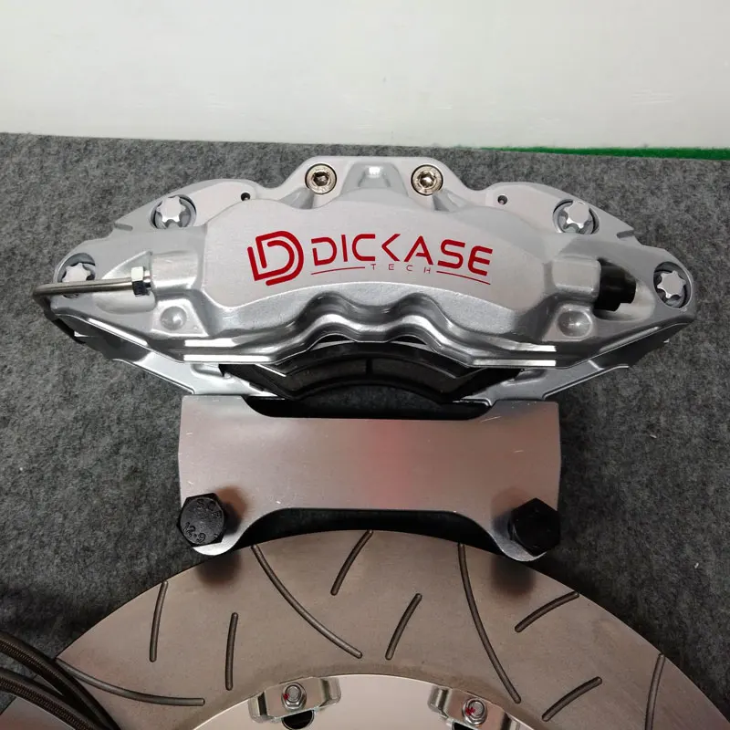 Dicase Silver 6 Pot Big Brake Caliper Kits with 380mm Disc Rotor for Mercedes-Benz C200R W203 W204 W207