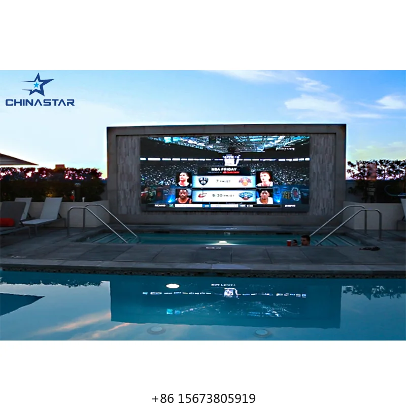 

High Brightness IP65 Waterproof Outdoor Swimming Pool LED Video Wall Display Screen Elevator Use Pantallas Led Para Piscinas