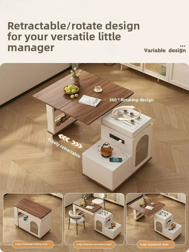 

Customizable automatic water supply integrated tea table embedded tea table