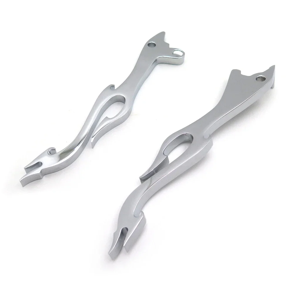 Custom Brake Clutch Flame Levers for Suzuki Boulevard S50 05-07 C90 2005-2009 Intruder 800 Aftermarket Motorcycle Parts