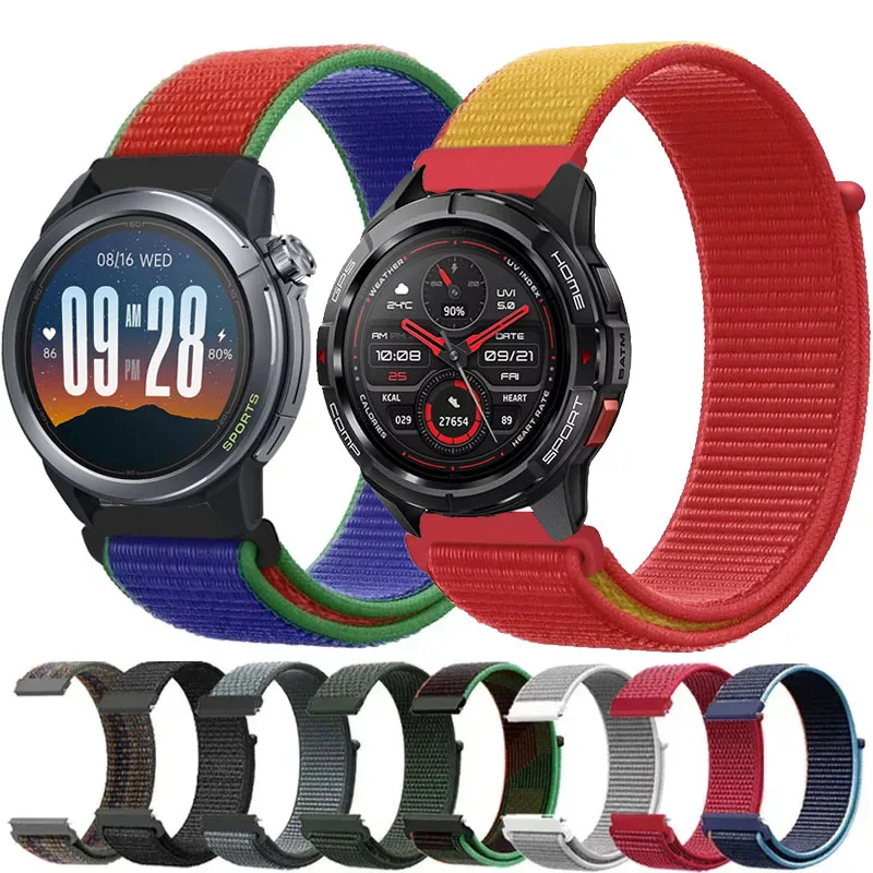 22MM Nylon Loop For Mibro Watch GS Active2/GS Active Sport Band For Mibro Watch GT/Lite3/GS Pro2/A3 A2 A1/C4 C3 X1 Soft Strap