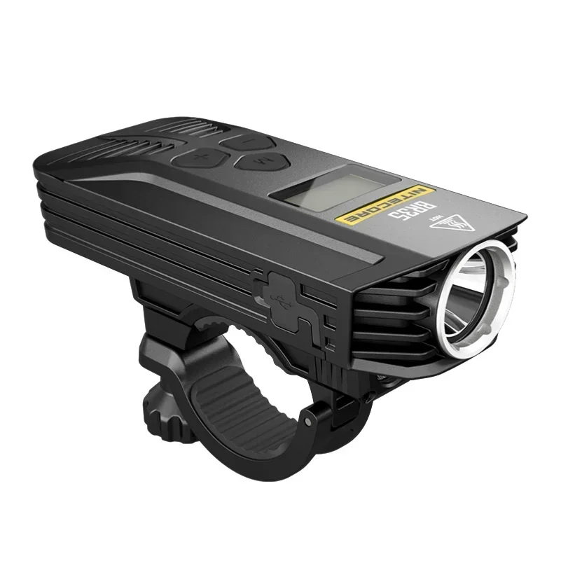 Imagem -02 - Nitecore Br35 Recarregável Ciclismo Luz Dupla Distância Feixe 1800lumens com Display Oled Embutido Bateria Bicicleta Lanterna